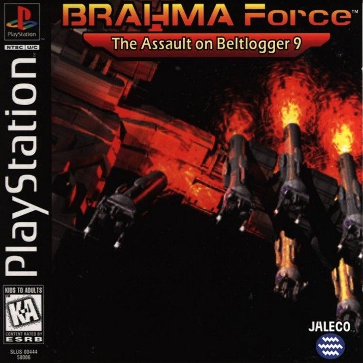 Brahma Force box art for Playstation